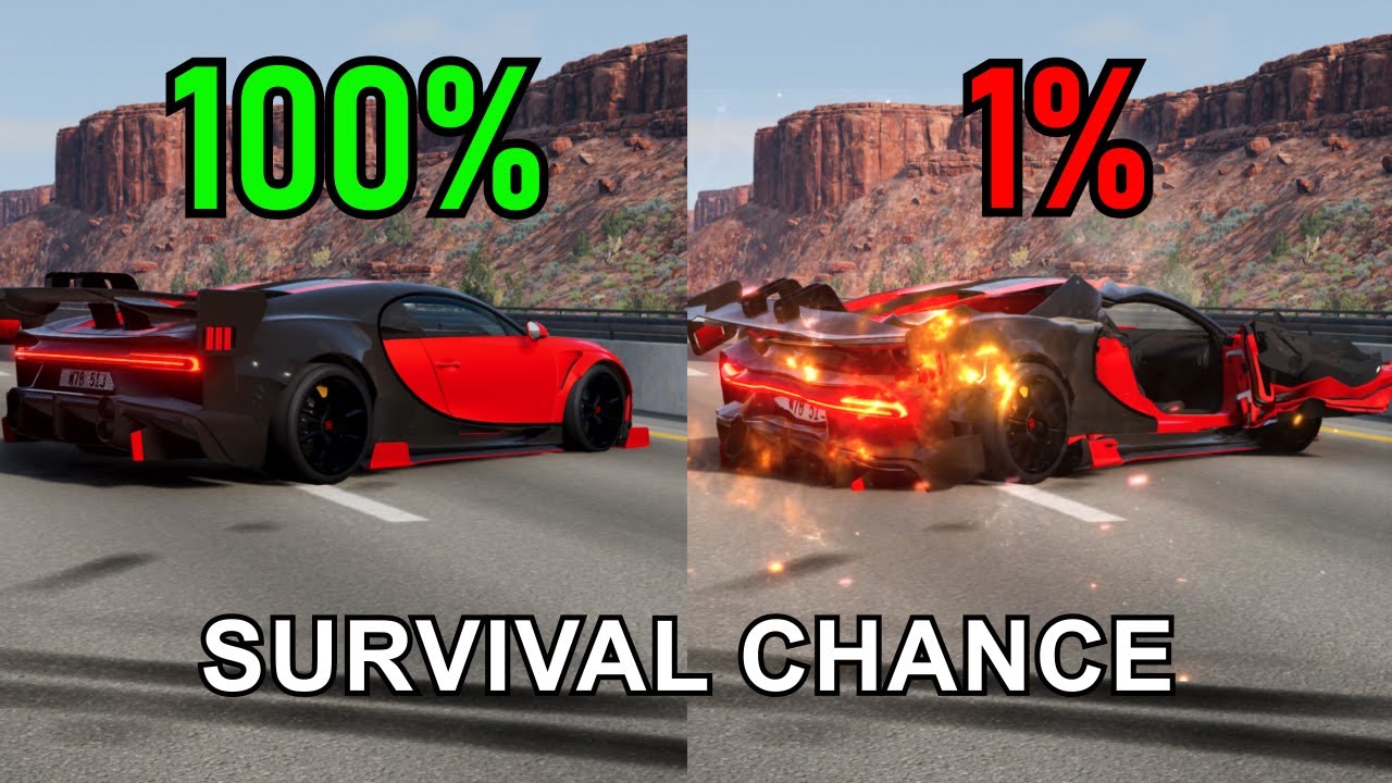 Best of Realistic Survival Chance Crashes #3 | BeamNG.drive