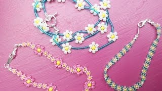 PandaHall Jewelry Making Tutorial Video--How to Make Daisy Chain Bracelets in 3 Different Ways