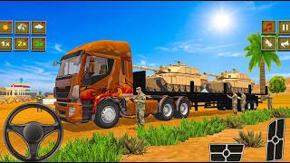 🚛 Army Tank Transport Simulator game 🚛 Deliver Heavy Army Tanks Safely! 💥 screenshot 4