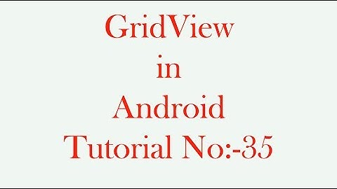 Gridview Demo