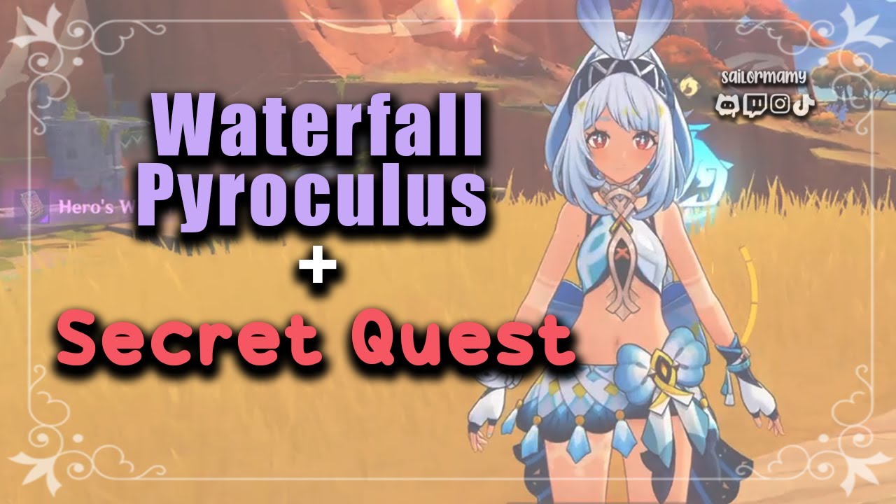 Waterfall Natlan Pyroculus + Complete Quest - [Genshin Impact 5.0 ...