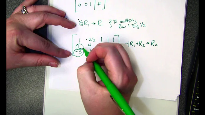 CA 3x4 Matrix with ROWOPS