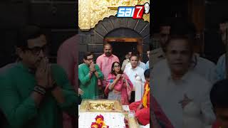 Marathi Actor Prasad Oak With Family @Samadhi Temple Darshan Today with Bhimraj Darde