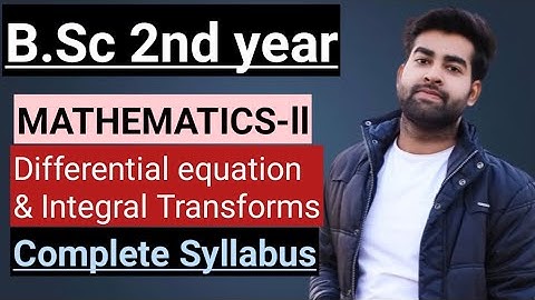 B.Sc 2nd year| Paper-2| Mathematics| Complete latest syllabus| VBSPU |MGKVP| UP
