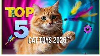 Top 5 Best Cat Toys for Indoor Cats 2026 🐾 Keep Your Cat Active, Happy & Entertained!