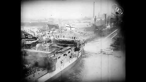 1898 - Launching of H.M.S. Albion - E.P. Prestwich
