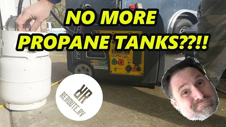 RV Propane Generator to RV Quick Connect #rvliving #rvlife
