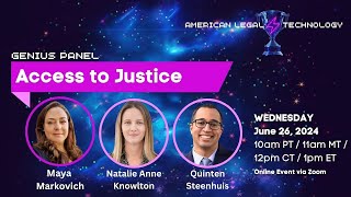 Access to Justice Genius Panel - American Legal Technology Awards 2024