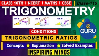 Trigonometry | Trigonometric Ratios and Angle Table Conditions  | Class 10 Chapter 8 Trigonometry
