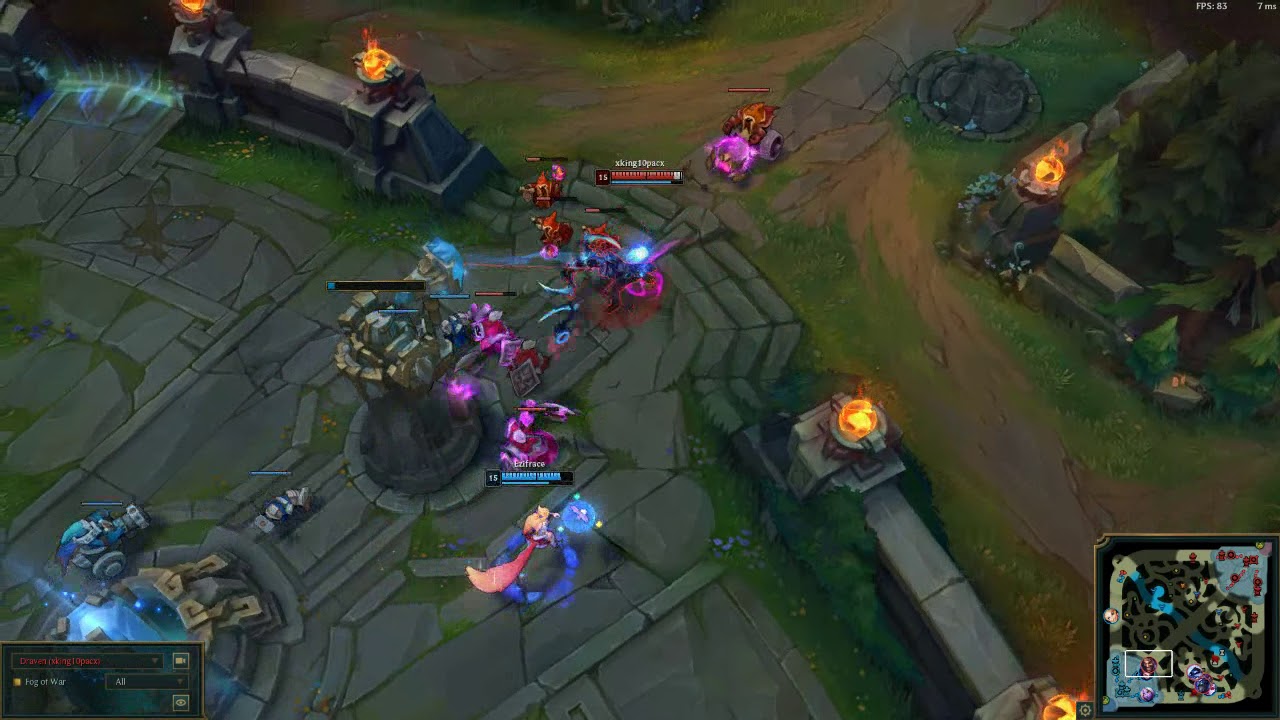 10 3 Unlucky Draven die from Luden's Echo Draven's view