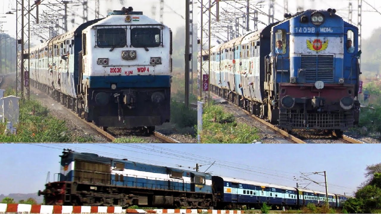 5 in 1 - DIESEL Hauled TRAINS in WESTERN RAILWAYS !!