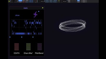 Design of a Workspace (wip) in Usine Hollyhock