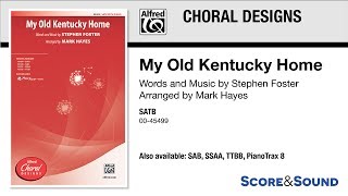 My Old Kentucky Home, arr. Mark Hayes – Score \u0026 Sound