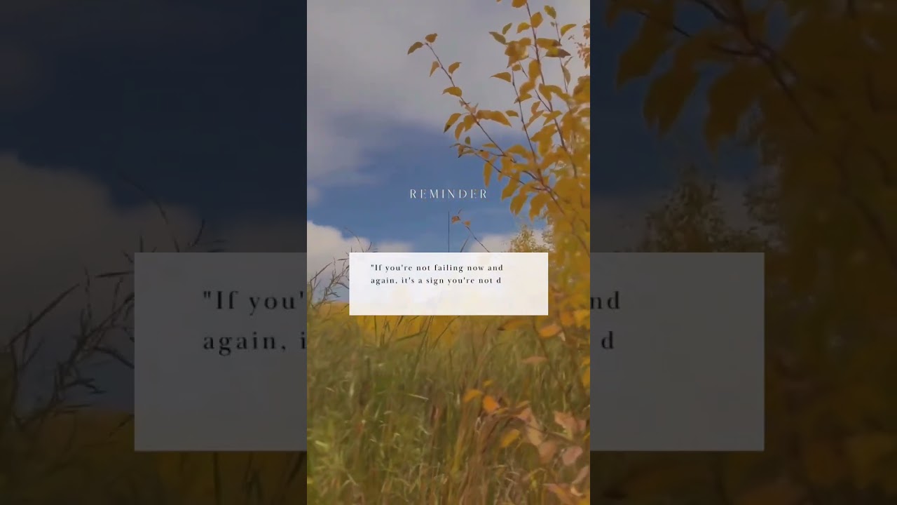 Wise words to live by! 