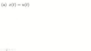 #2.11 (a): Find the system's response for a given input and impulse response