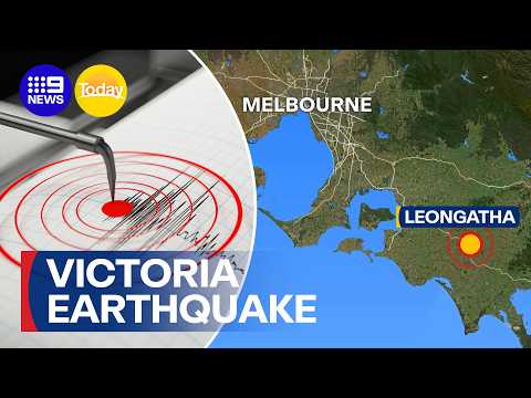 Magnitude 4.8 quake in Victoria’s south-east  | 9 News Australia