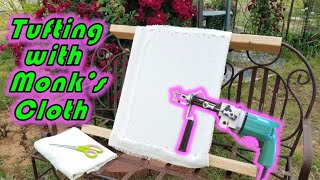 How to put Tufting Fabric On your Frame 