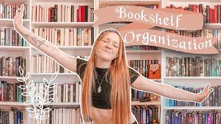 different ways to organize your bookshelf | bookshelf organization