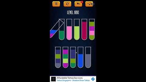 Water Sort Puzzle - Color Liquid Sorting Game Level 660 Solution