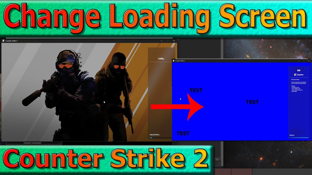 Изменение экранов загрузки карт в Counter Strike 2, руководство по созданию карты с помощью Hamme...