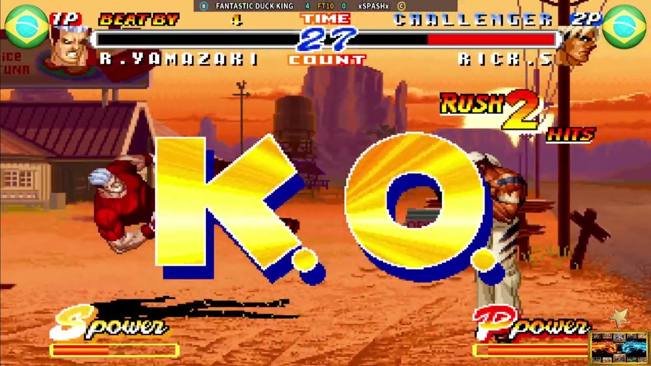 Real Bout Fatal Fury 2 FANTASTIC DUCK KING Vs xSPASHx🎮⏰11 06 2025⏰