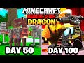 I Survived 100 Days as a DRAGON in Minecraft Hardcore Modded