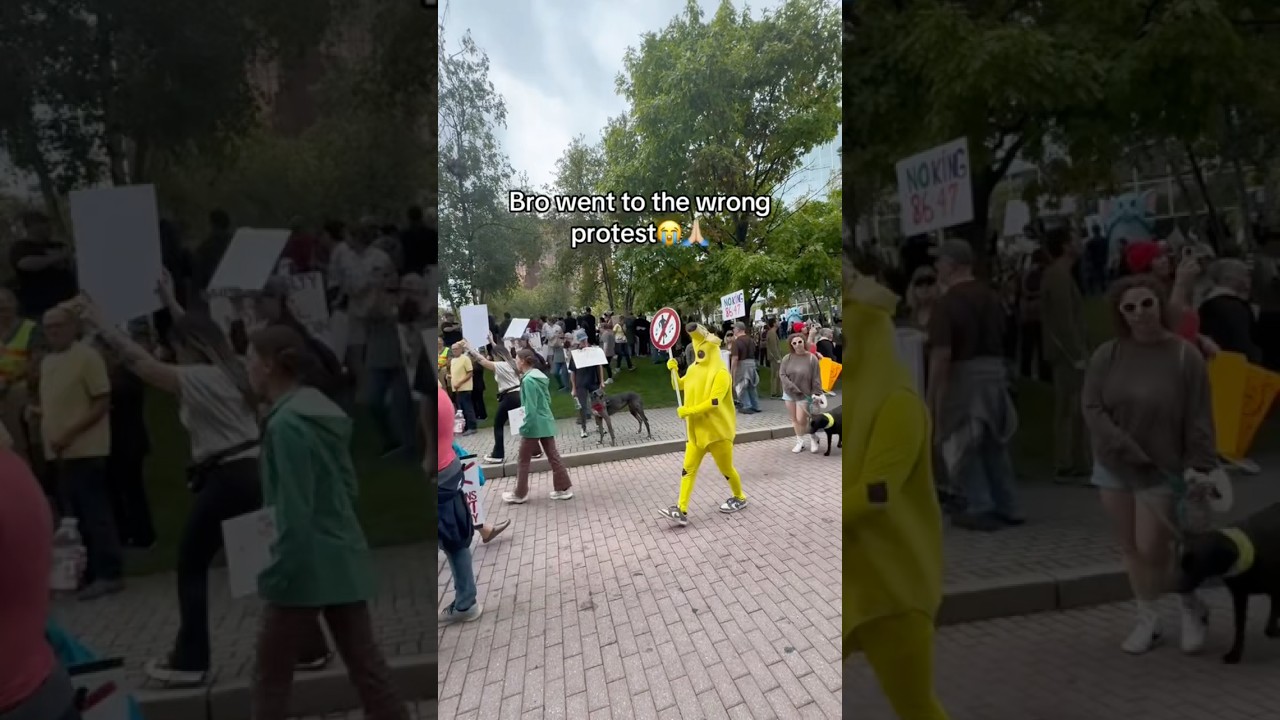 What is peely protesting?