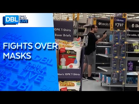 Man Without Mask Pulls Gun in Confrontation at Walmart