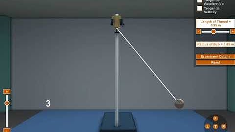 LabInApp Pendulum Amplitude Demo