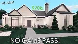 20k *NO GAME PASS* Bloxburg Starter House Build Tutorial w/ Voice 20k *NO GAME PASS* Bloxburg Starter House Build Tutorial w/ Voice