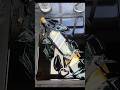 Blue Label Broken Bottle Art | Luxury Blue Gold Epoxy Wall Art Reveal