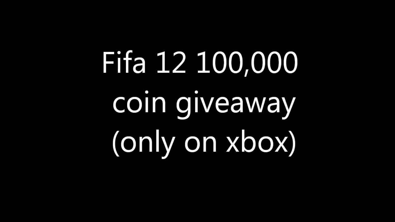 Fifa 12 100,000 coin giveaway (only on xbox)