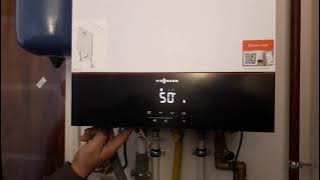 Blokada CL. Kocioł Viessmann-Vitodens 100-W i aplikacja ViCare.