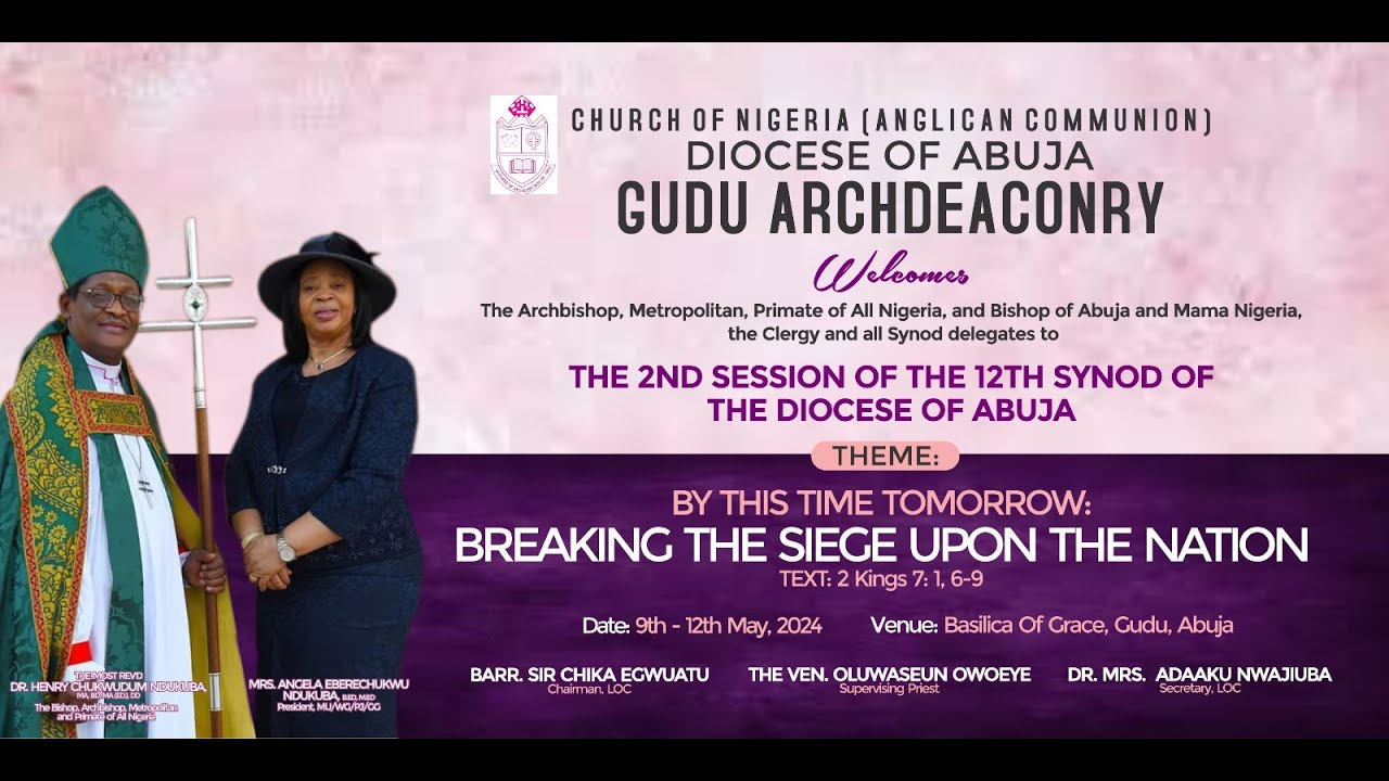 DIOCESE OF ABUJA || 2ND SESSION OF THE 12TH SYNOD || DAY THREE ...