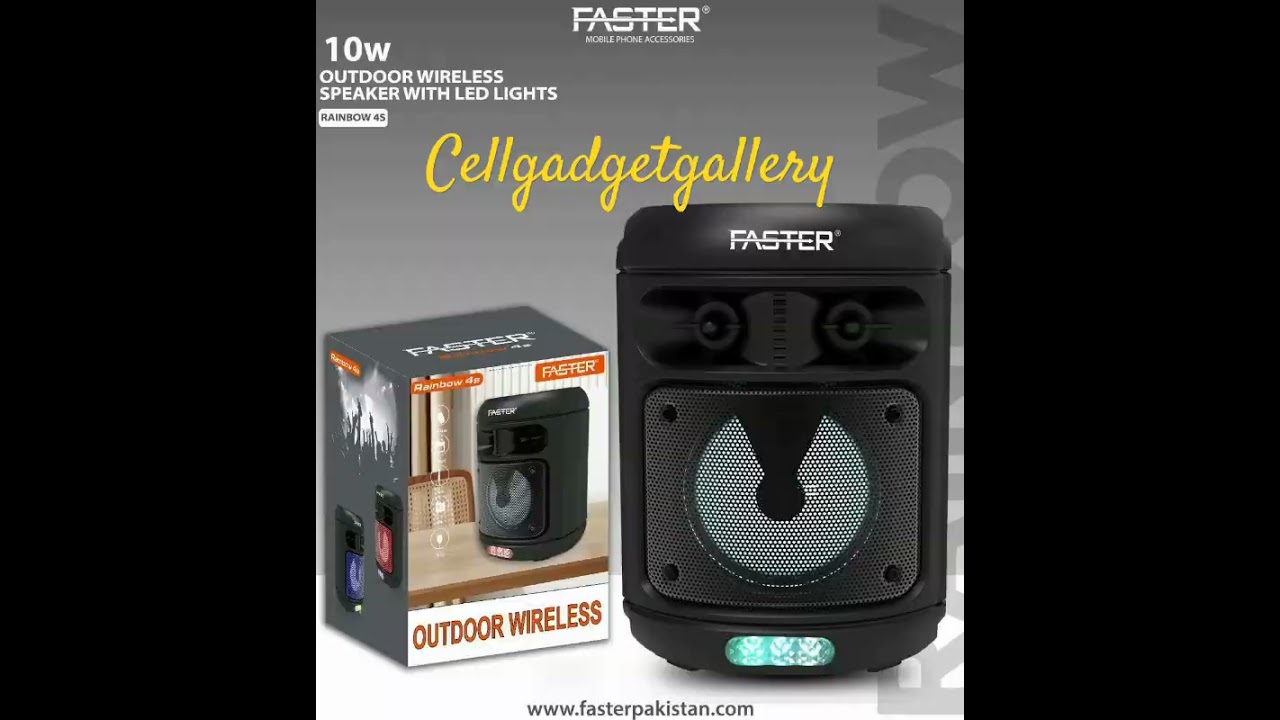 Faster Speaker Outdoor