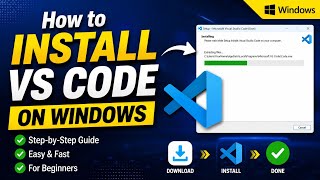 How to install VS Code in Windows | Virtual Studio code installation 