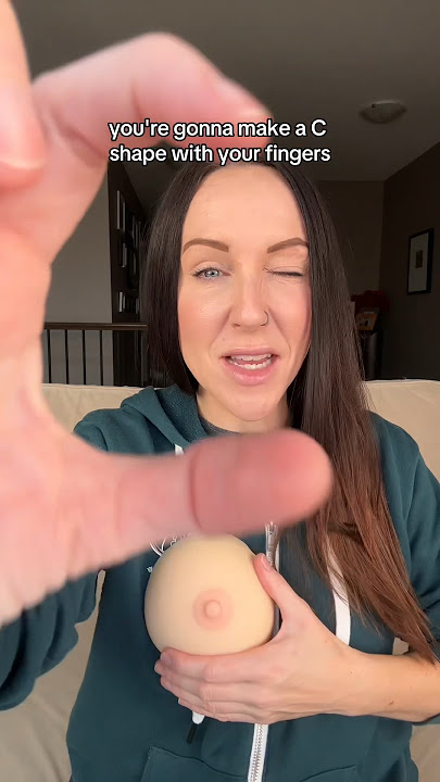 Easy hand expression tutorial for breast milk production! #breastfeedingtips #breastfeeding #newmom