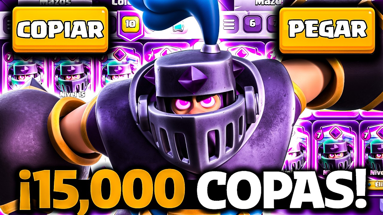 *LLEGANDO A 15,000 COPAS* con MAZOS de mis RIVALES en CLASH ROYALE