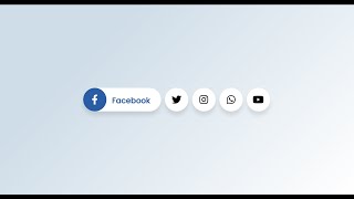 🎬Amazing Social Media Buttons Hover Effects| HTML & CSS