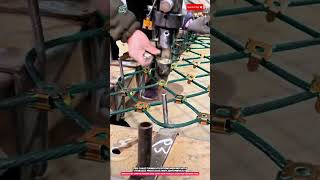 Wire Rope Net Crimping Machine 2000 Joints Hour Hydraulic Cable Mesh Fastening Tool