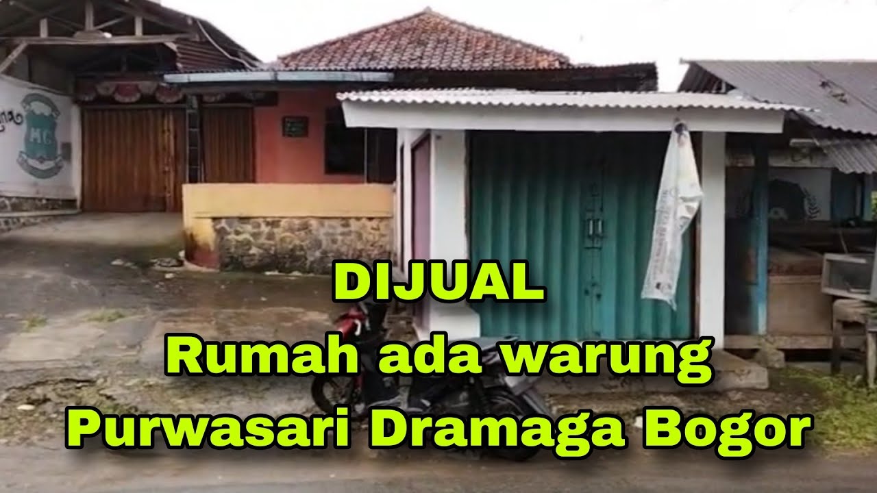 DIJUAL RUMAH ADA WARUNG LUAS 95 M2 HARGA 200 JUTA PURWASARI DRAMAGA BOGOR #rumahdijual #rumahmurah 