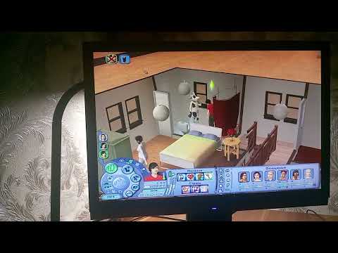 55 серия 2 поколения семейной династии в sims2 Романовы джин в универе