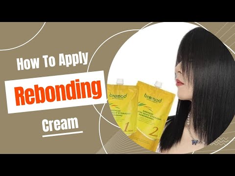 How/ to Apply hair Rebonding cream/step by step complete /Thorey