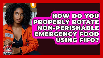 How Do You Properly Rotate Non-perishable Emergency Food Using FIFO? - Your Emergency Planner