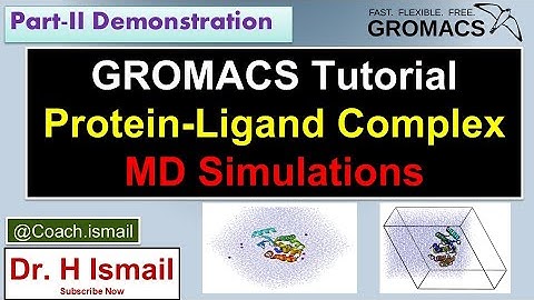 GROMACS Tutorial Part 2 | Protein-Ligand Complex MD Simulations Step-by-Step