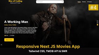 Create a Responsive Home Page with Reusable Movie Card Component – Next.js, Tailwind CSS & TMDB API
