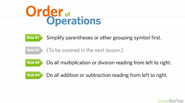 LimeSpring - Simplifying Expressions Part 1