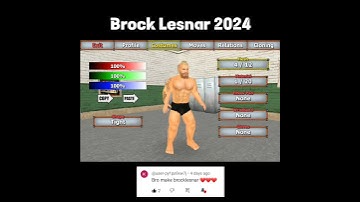 How To Make Brock Lesnar 2024 | Wrestling Empire #wwe #wrestlingempire #tutorial