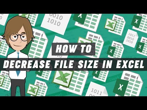 Video: How To Shrink An Excel File