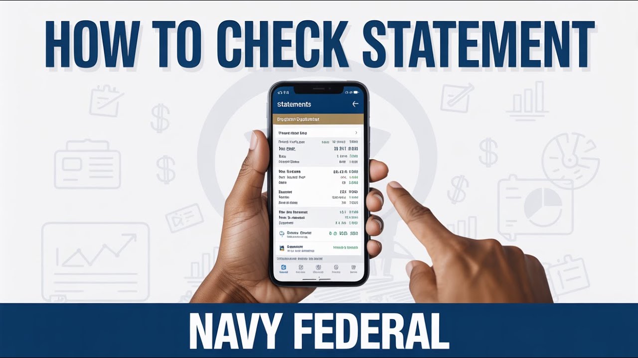 How to Check Statement Navy Federal - Statement - YouTube